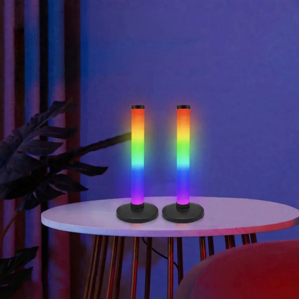 إضاءة أجواء RGB مع تزامن الصوت وتحكم بالتطبيق للمكتب