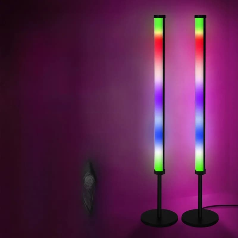 مصباح أجواء مكتبي LED RGB مع مزامنة الموسيقى وتحكم عبر التطبيق