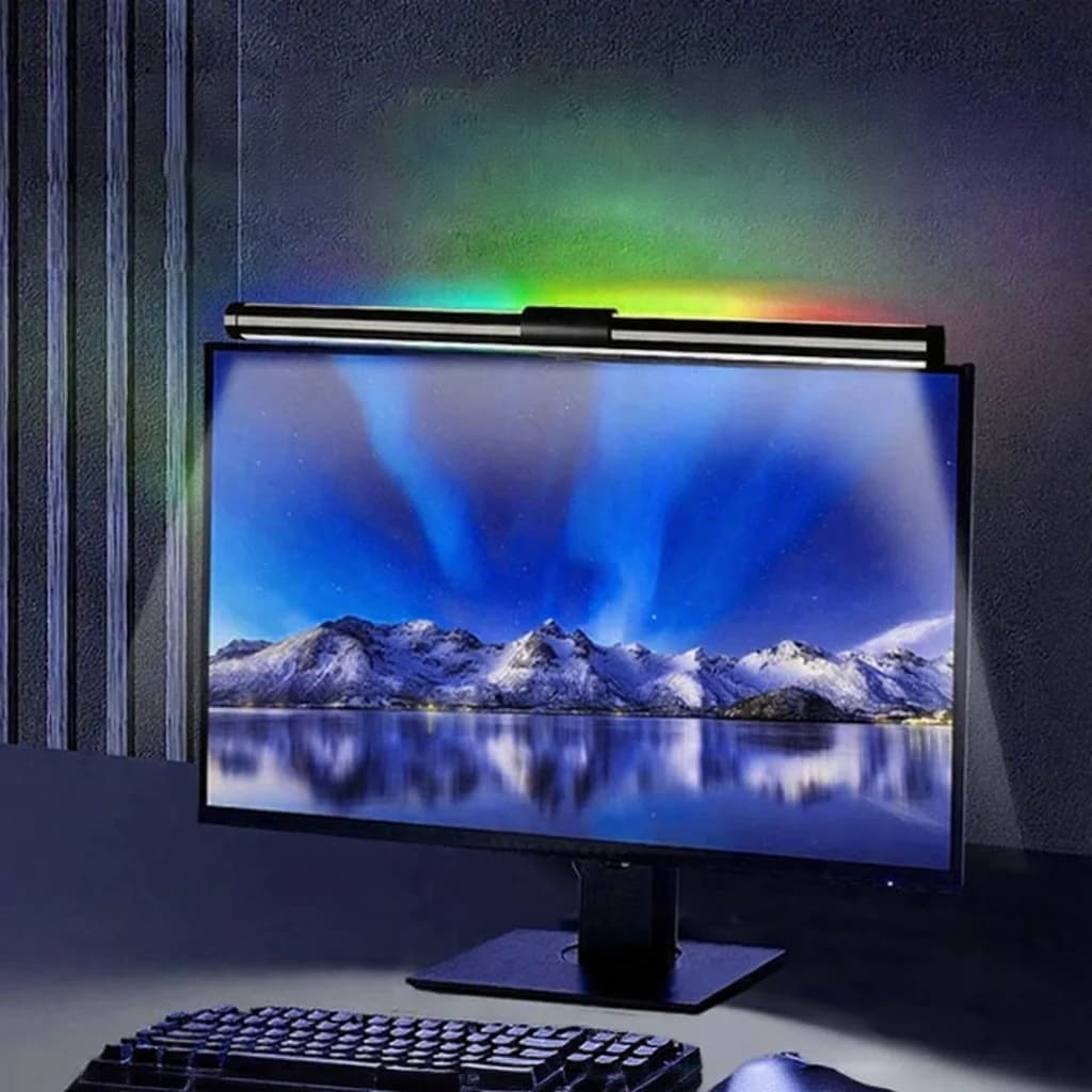 شريط إضاءة LED للشاشة يعمل عبر USB لمكتب العمل