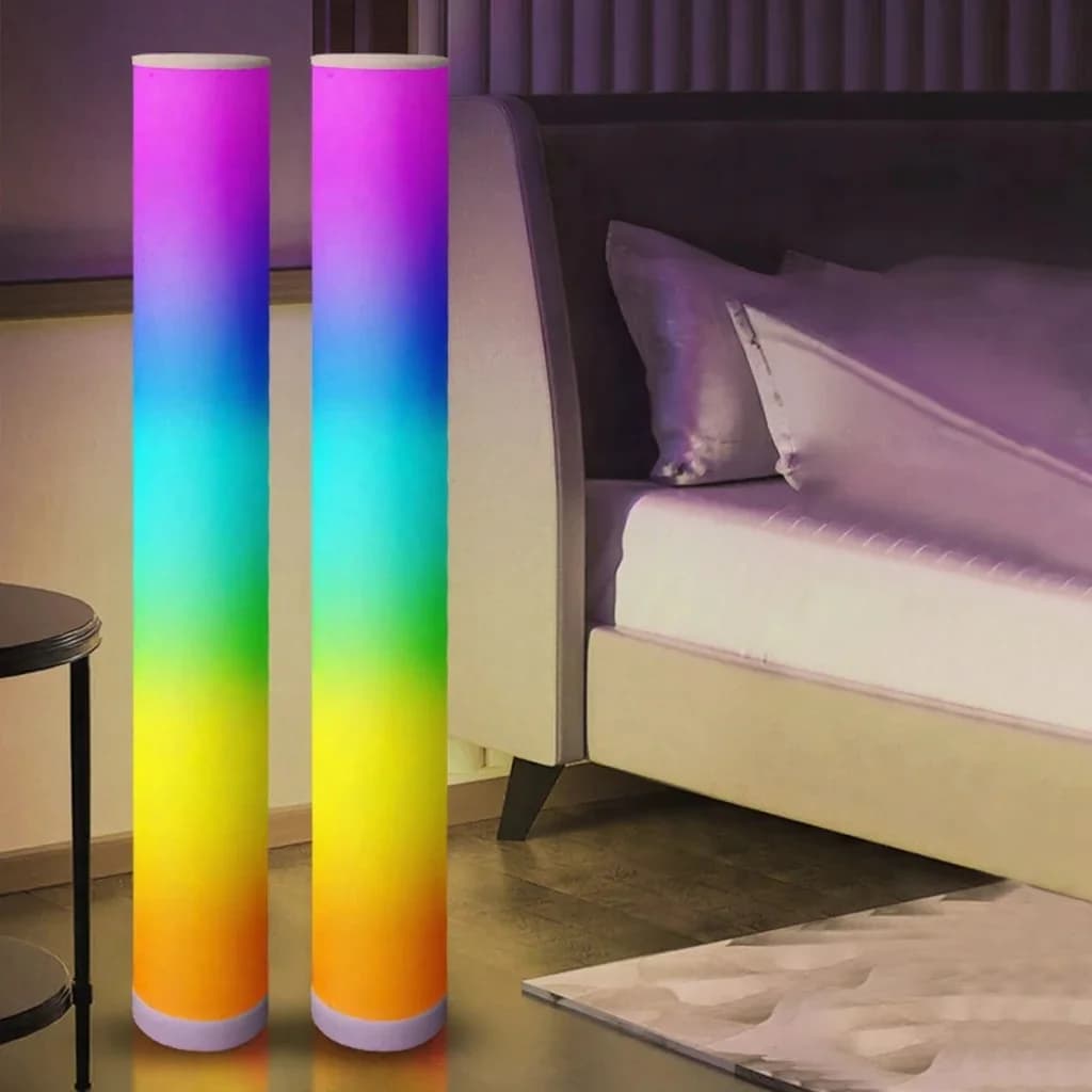 مصباح أرضي RGB مع تحكم عن بعد وتطبيق لغرفة الألعاب