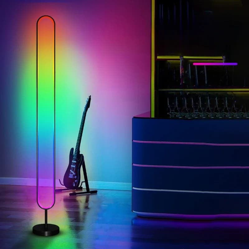 إضاءة أجواء LED RGB تتفاعل مع الصوت مع تحكم عبر التطبيق