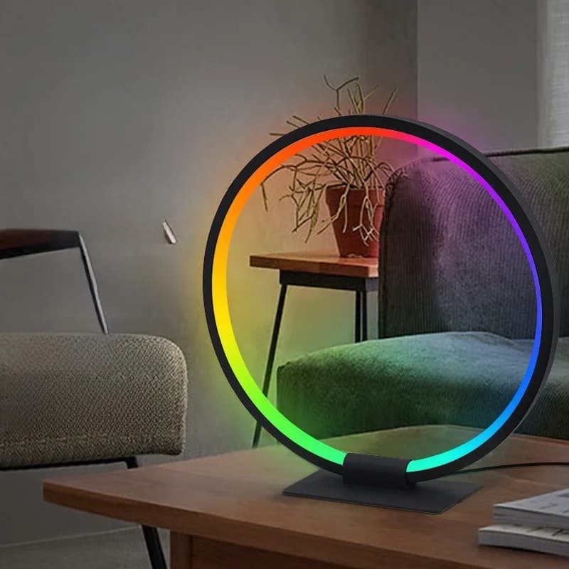 ضوء ليلي LED للأجواء RGB مع تزامن الموسيقى