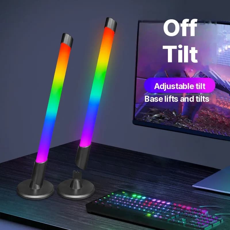 إضاءة أجواء RGB متزامنة مع الموسيقى عبر USB لألعاب سطح المكتب
