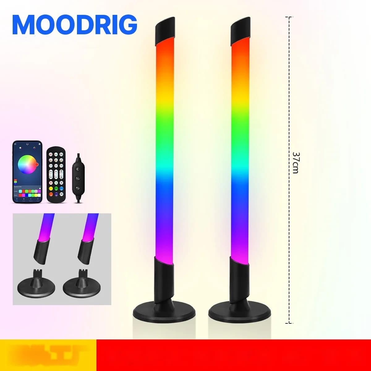 إضاءة أجواء RGB متزامنة مع الموسيقى عبر USB لألعاب سطح المكتب
