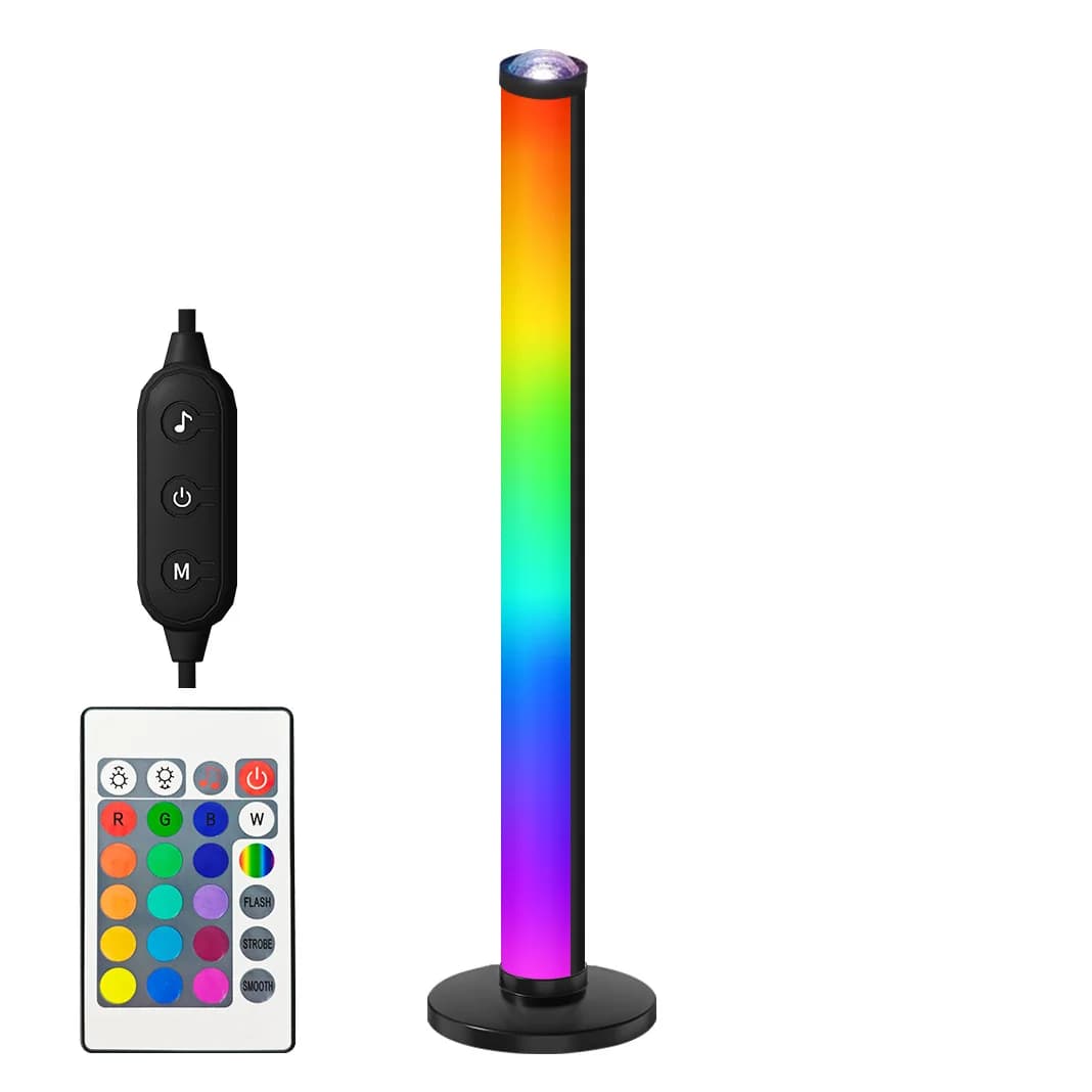 مصباح أجواء بإسقاط RGB مع مزامنة الموسيقى وجهاز تحكم